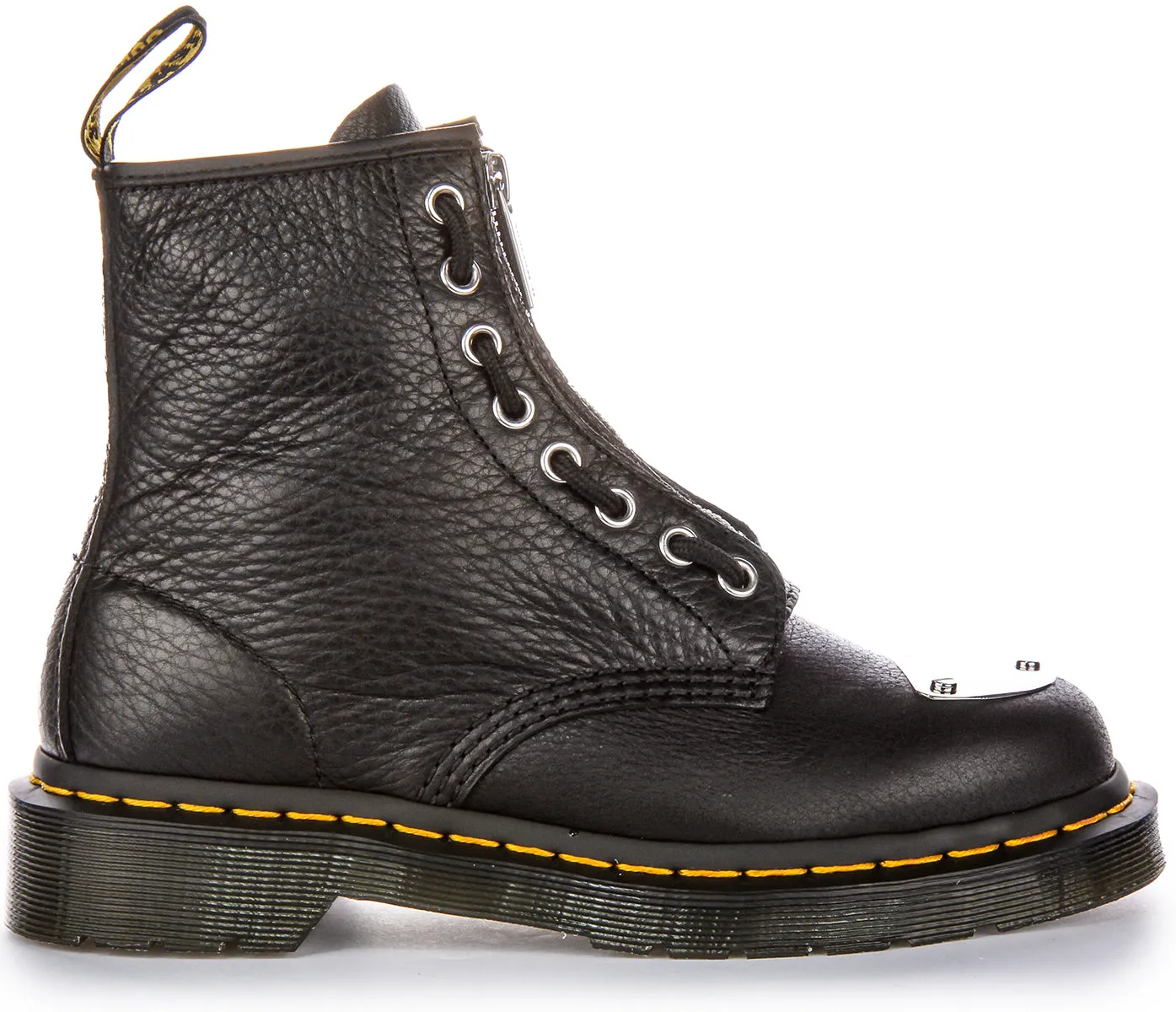 Dr Martens 1460 Metal Toe Plate In Black For Women Shoes Dr Martens
