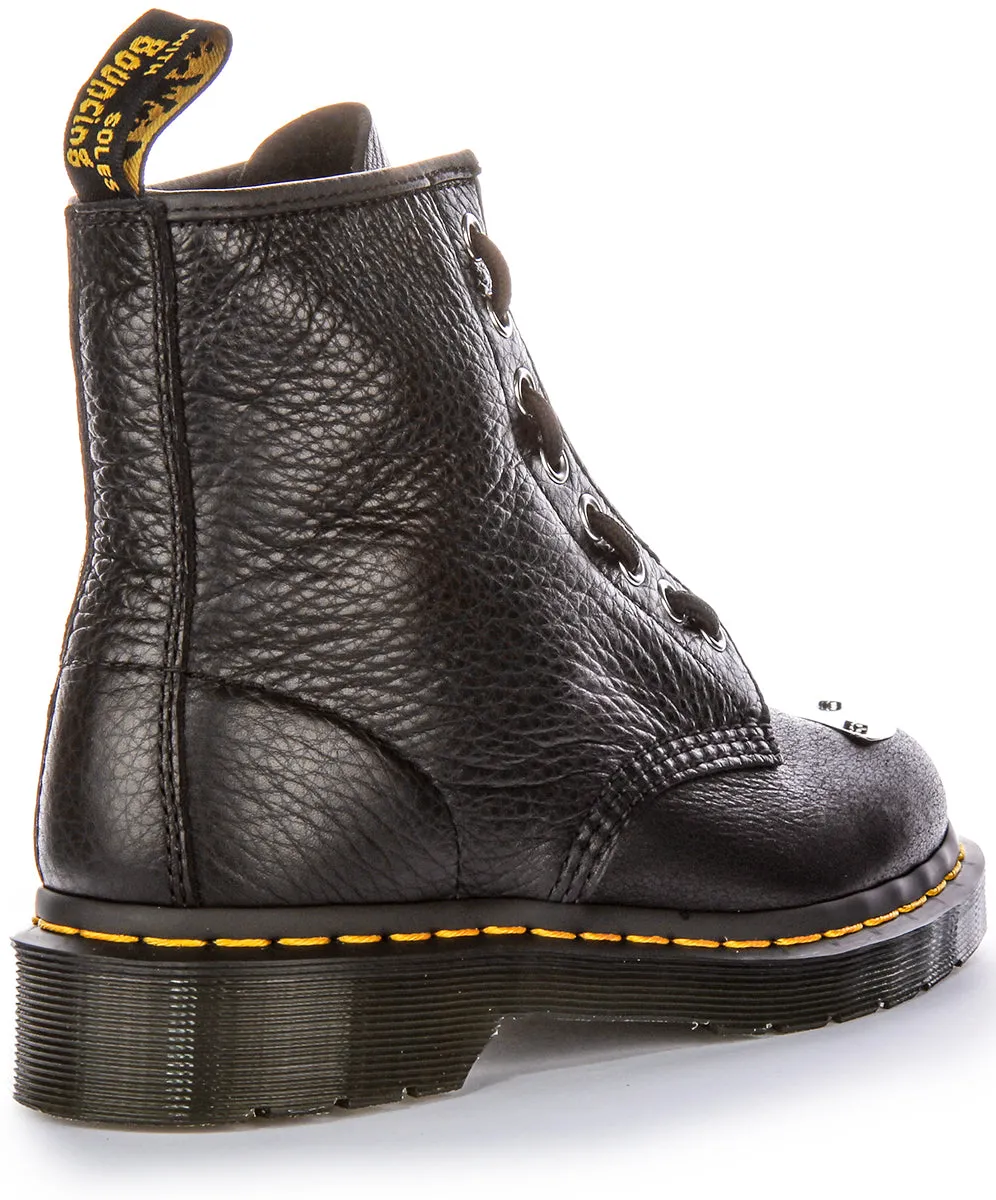 Dr Martens 1460 Metal Toe Plate In Black For Women Shoes Dr Martens