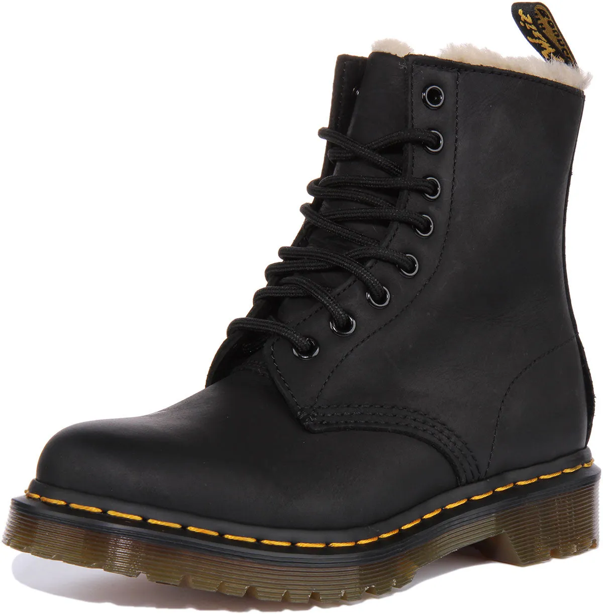 Dr Martens 1460 Serena In Black For Women Shoes Dr Martens