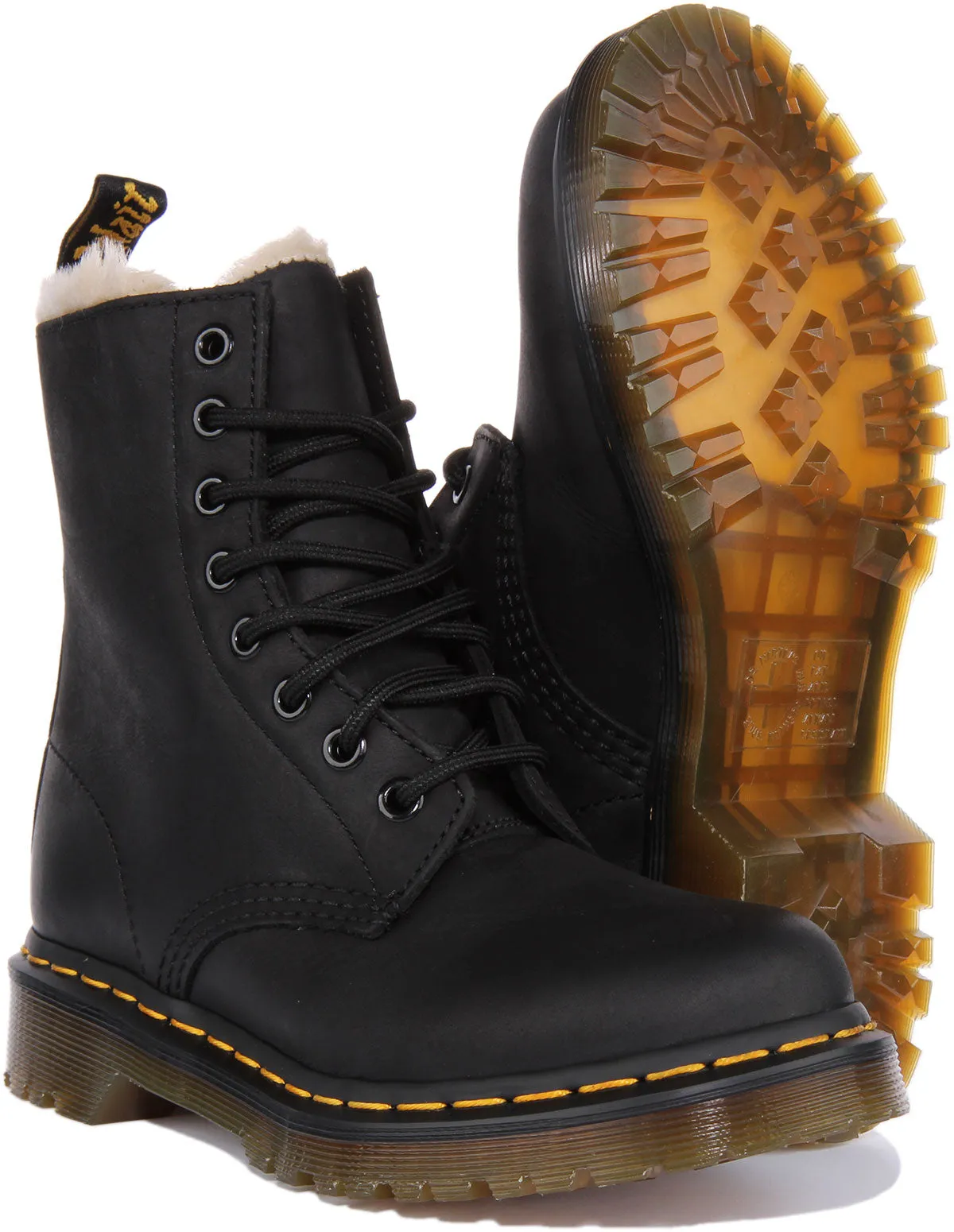 Dr Martens 1460 Serena In Black For Women Shoes Dr Martens
