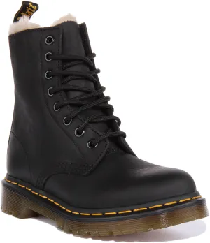 Dr Martens 1460 Serena In Black For Women Shoes Dr Martens