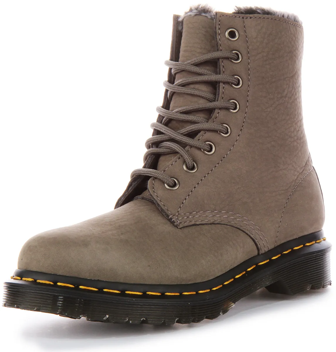 Dr Martens 1460 Serena In Grey For Women Shoes Dr Martens