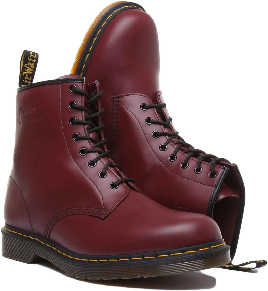 Dr Martens 1460 Smoth In Cherry Shoes Dr Martens