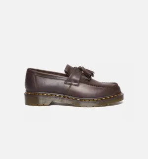 Dr Martens Shoes Adrian Crazy Horse Leather Tassle Loafer Mens Lifestyle Shoe - Dark Brown