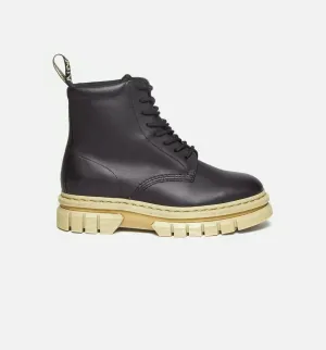 Dr Martens Shoes Rikard Contrast Sole Platform Mens Boots - Black/Beige