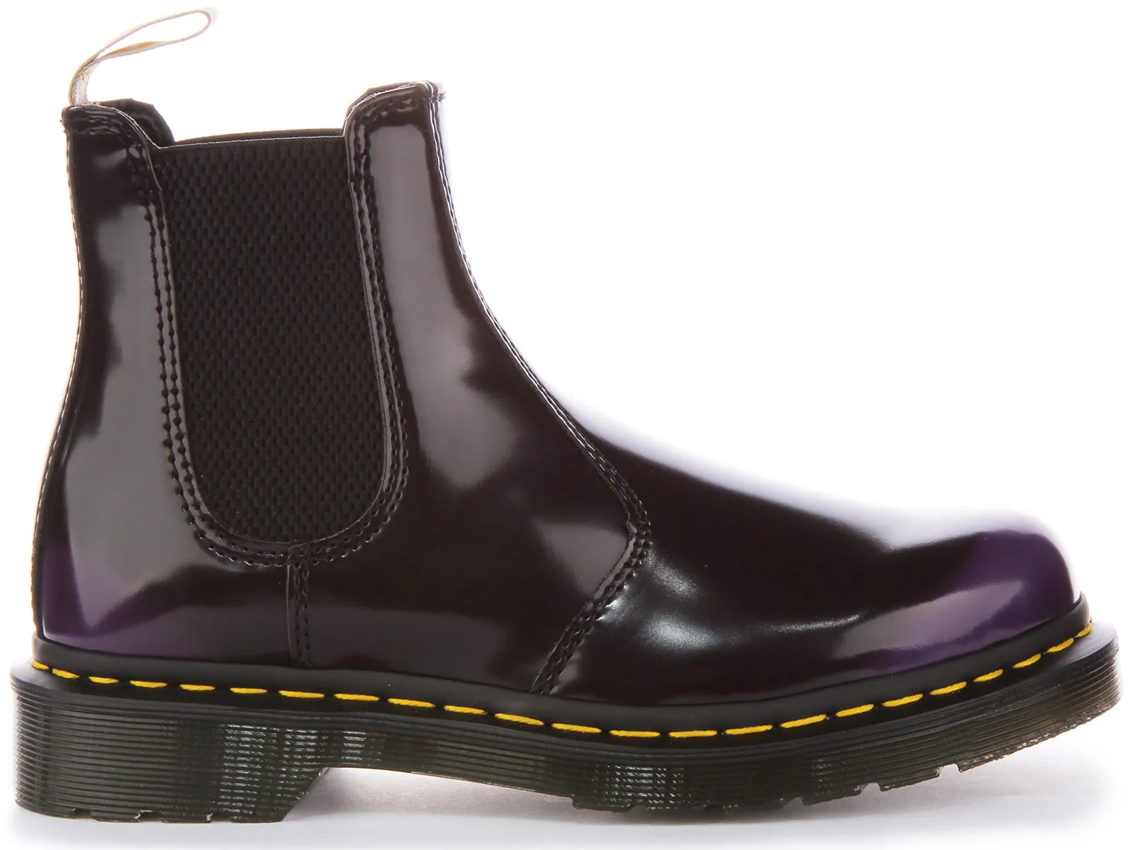 Dr Martens Vegan 2976 In Black Purple Shoes Dr Martens