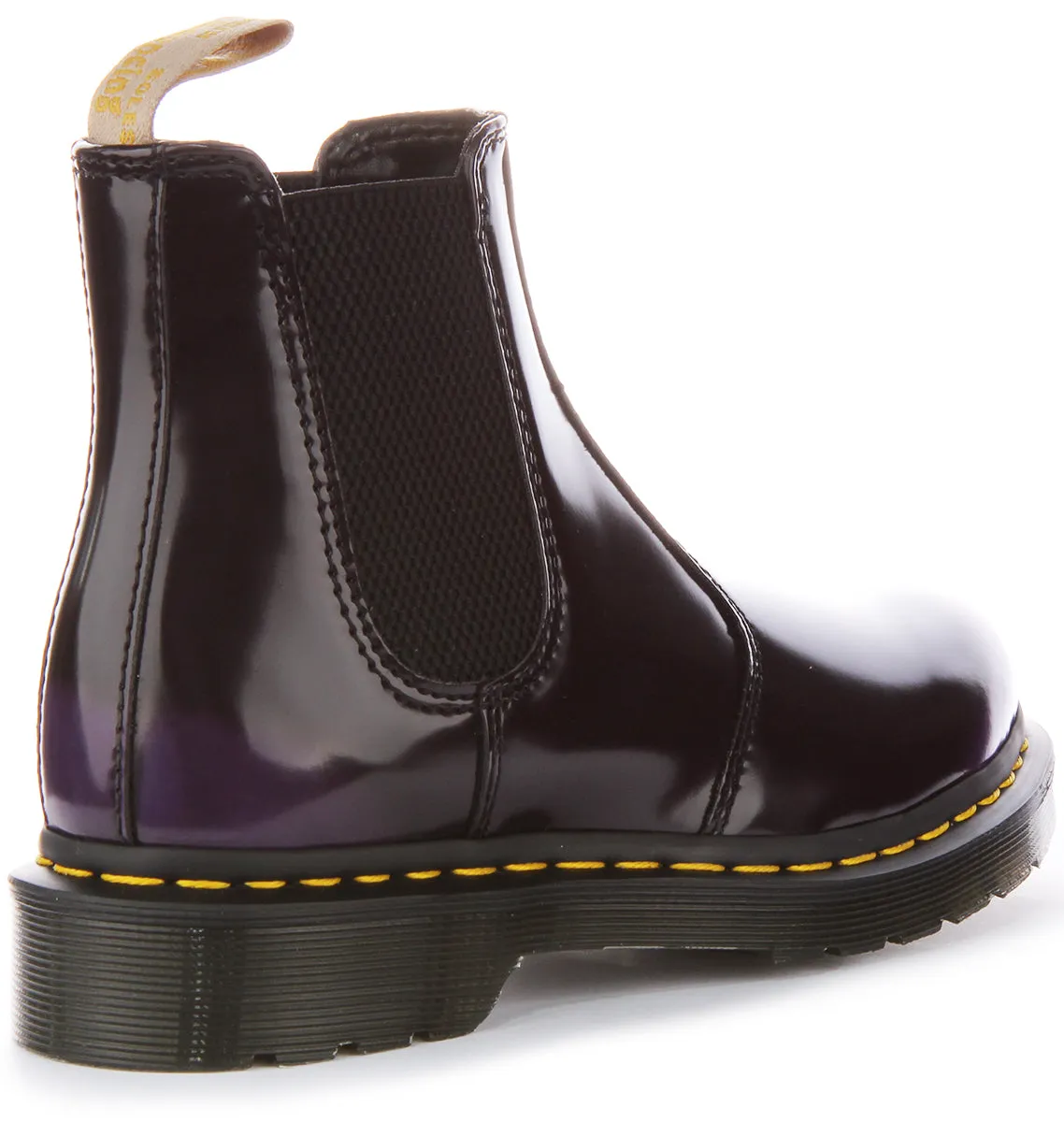 Dr Martens Vegan 2976 In Black Purple Shoes Dr Martens