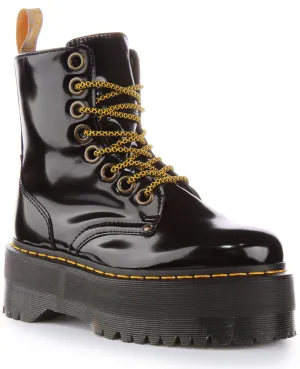 Dr Martens Vegan Jadon Max In Black For Women Shoes Dr Martens