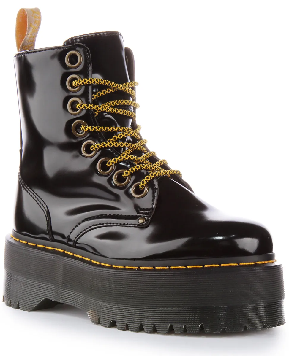 Dr Martens Vegan Jadon Max In Black For Women Shoes Dr Martens