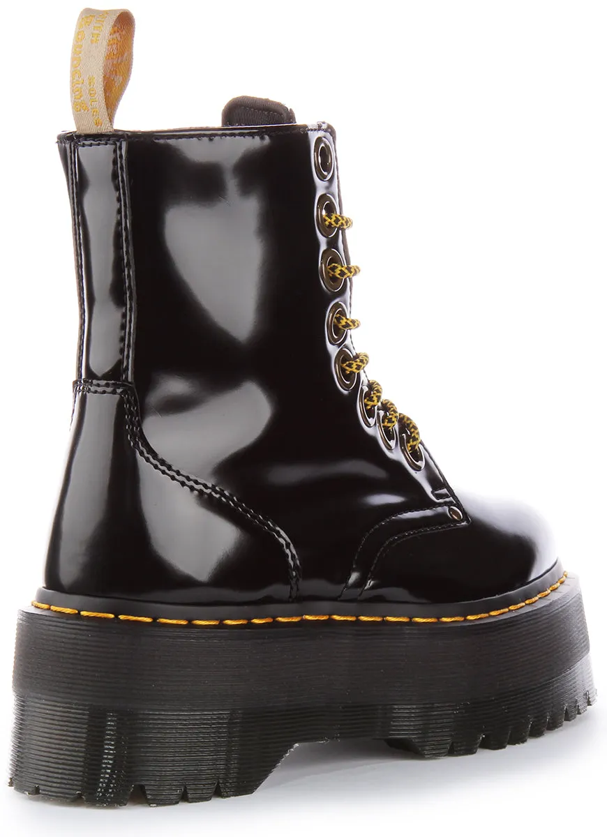 Dr Martens Vegan Jadon Max In Black For Women Shoes Dr Martens