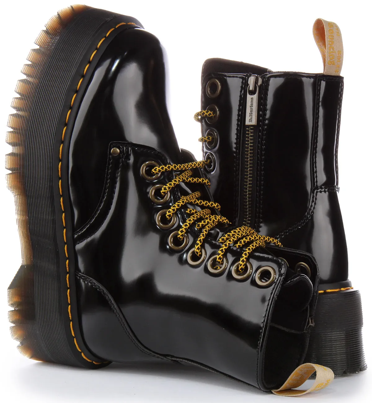 Dr Martens Vegan Jadon Max In Black For Women Shoes Dr Martens