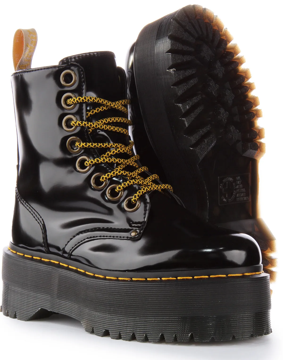 Dr Martens Vegan Jadon Max In Black For Women Shoes Dr Martens