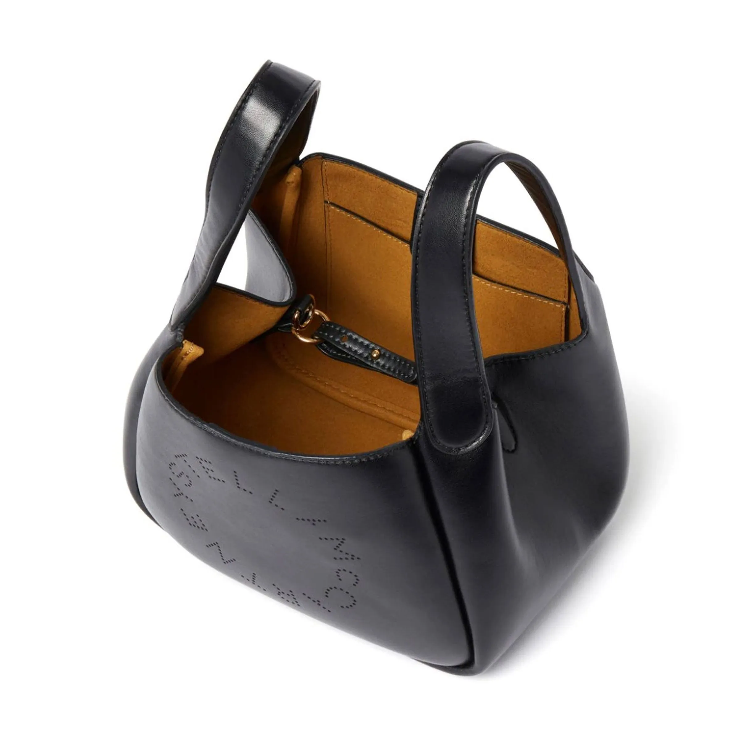 Dumpling Logo Shoulder Bag, Black Bags_Stella Mccartney_Bags