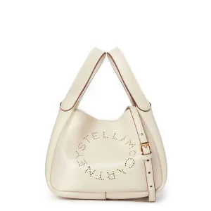 Dumpling Logo Shoulder Bag, White Bags_Stella Mccartney_Bags