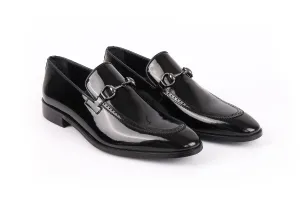 Edroy Patent Leather Horsebit Buckle Dress Shoes
