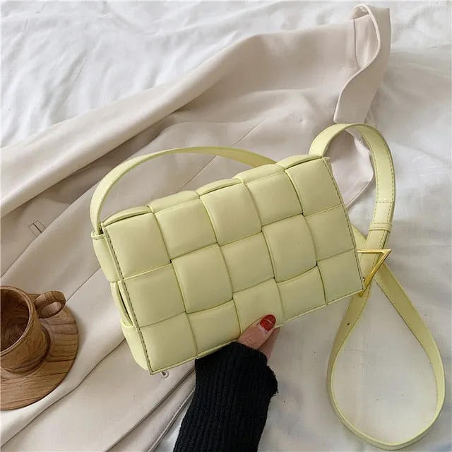 Elegant Female Square Crossbody bag 2020 Fashion New High quality Leather Women's Designer Handbag Travel Shoulder Messenger Bag Fashion Nova Bags