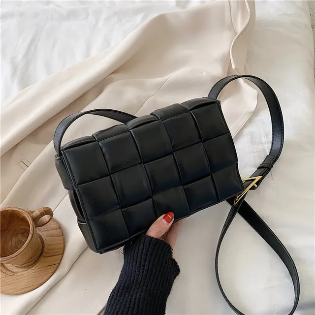 Elegant Female Square Crossbody bag 2020 Fashion New High quality Leather Women's Designer Handbag Travel Shoulder Messenger Bag Fashion Nova Bags