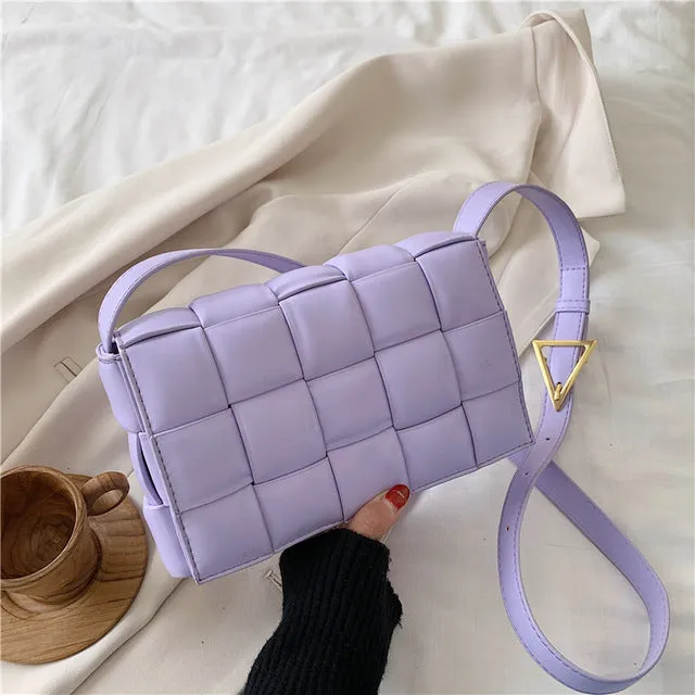 Elegant Female Square Crossbody bag 2020 Fashion New High quality Leather Women's Designer Handbag Travel Shoulder Messenger Bag Fashion Nova Bags