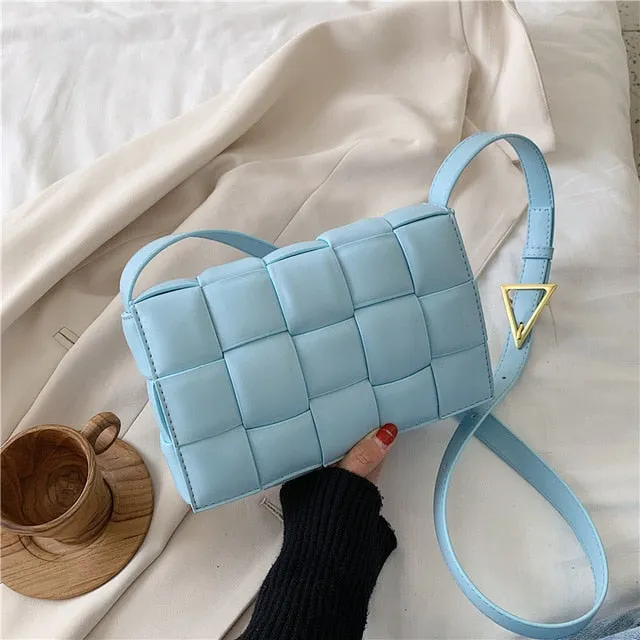 Elegant Female Square Crossbody bag 2020 Fashion New High quality Leather Women's Designer Handbag Travel Shoulder Messenger Bag Fashion Nova Bags