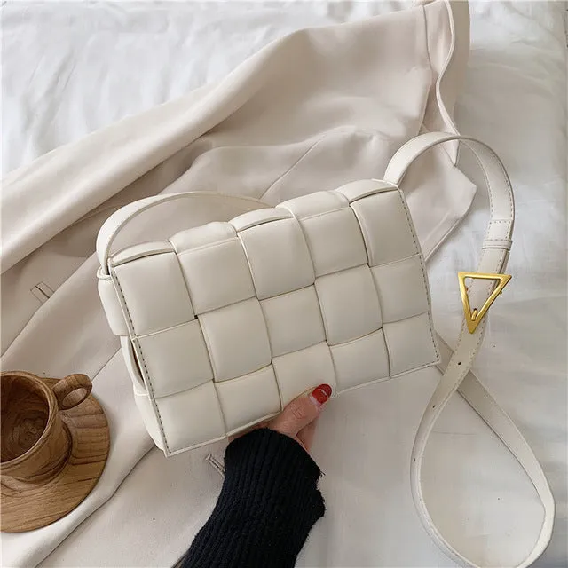 Elegant Female Square Crossbody bag 2020 Fashion New High quality Leather Women's Designer Handbag Travel Shoulder Messenger Bag Fashion Nova Bags