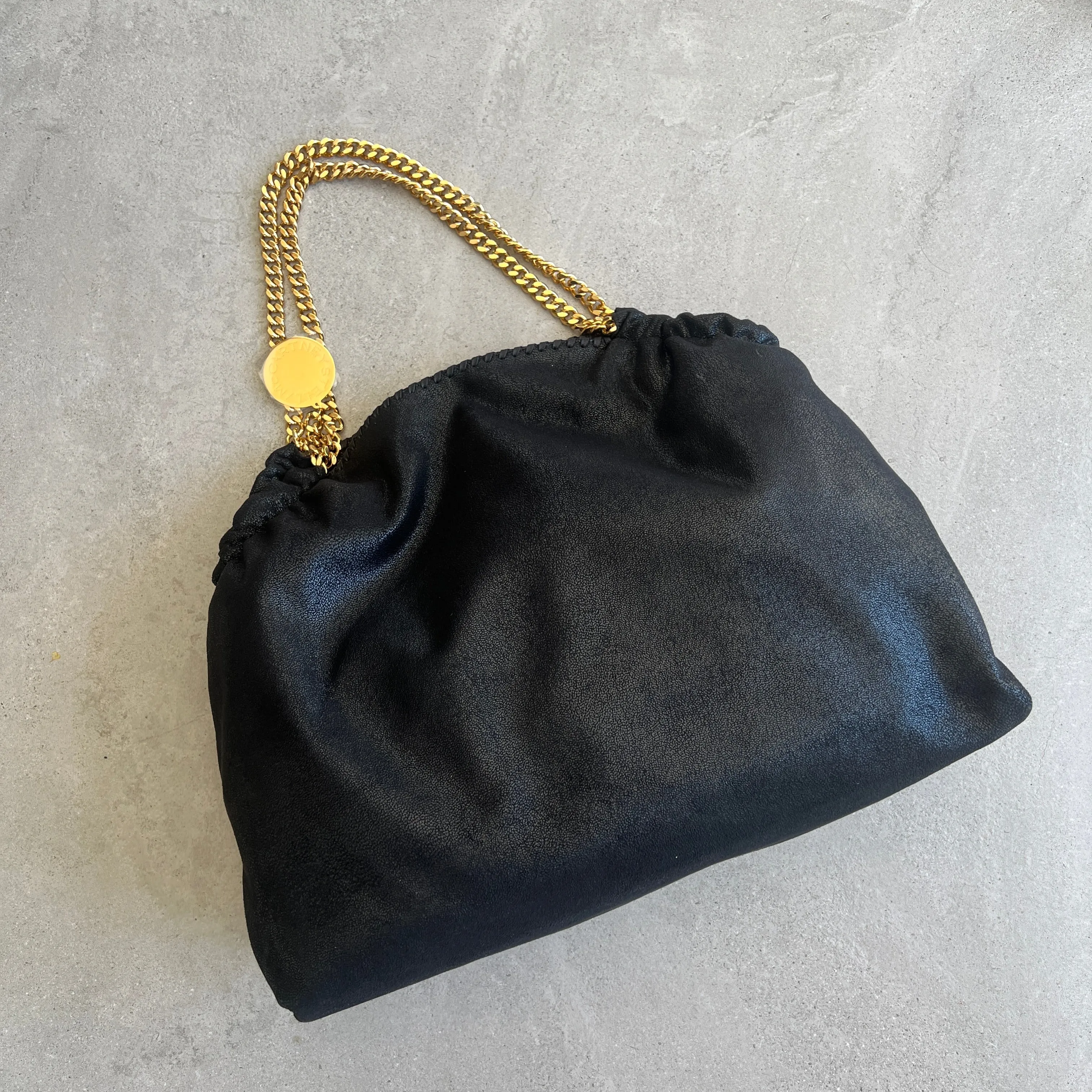 Falabella Drawstring Tote Bag, Black (G) Bags_Stella Mccartney_Bags