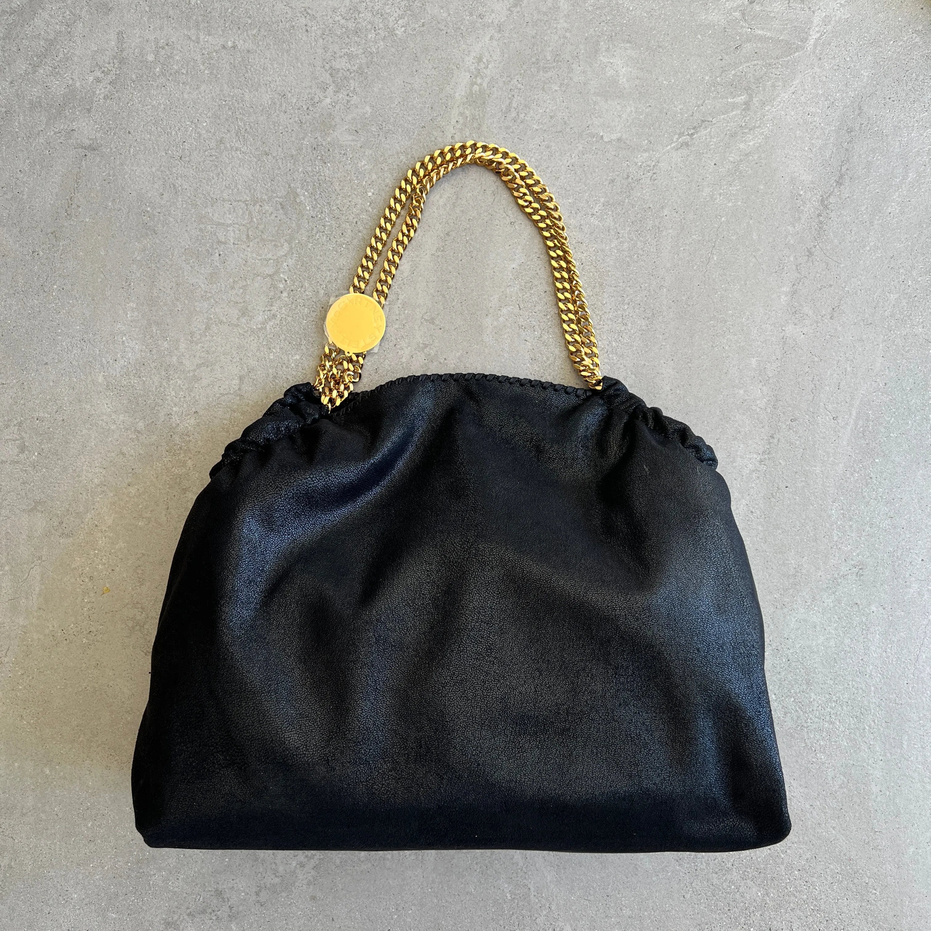 Falabella Drawstring Tote Bag, Black (G) Bags_Stella Mccartney_Bags