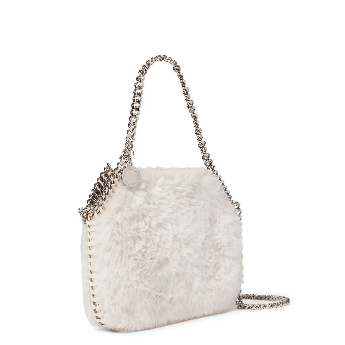 Falabella Evening Bag Fluffy, Ivory Bags_Stella Mccartney_Bags