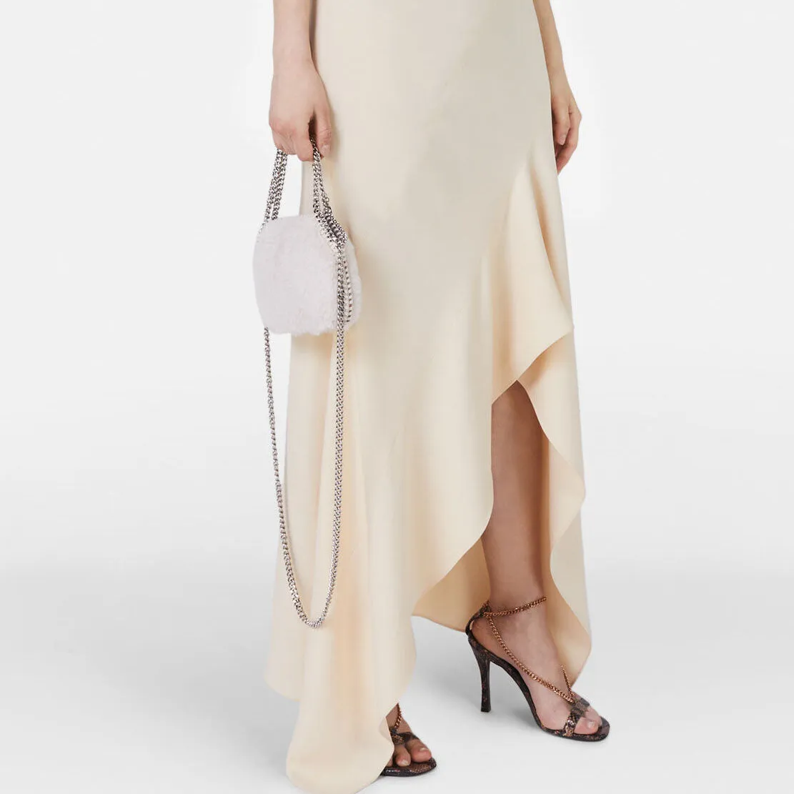 Falabella Evening Bag Fluffy, Ivory Bags_Stella Mccartney_Bags