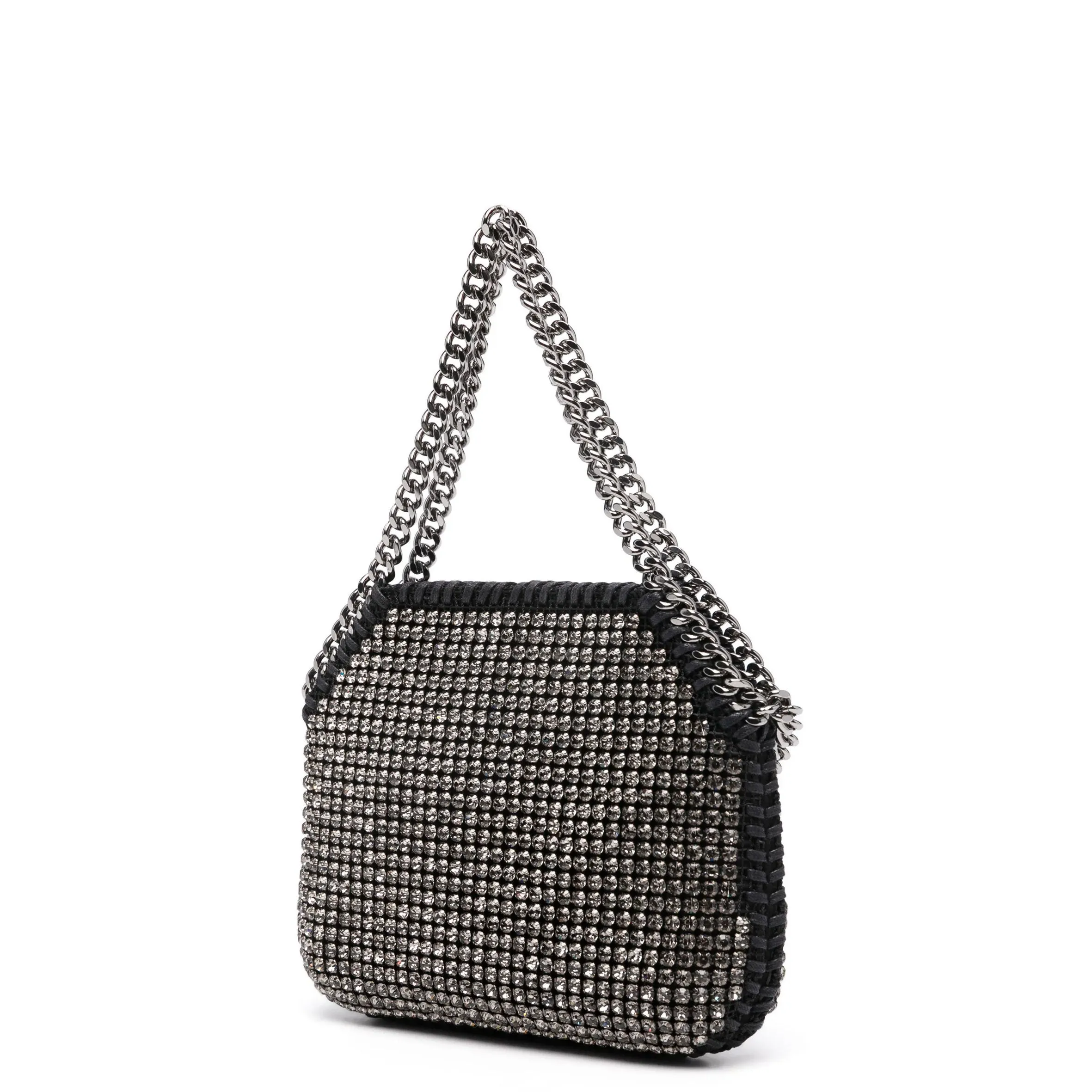 Falabella Evening Crystal All Over, Black Bags_Stella Mccartney_Bags
