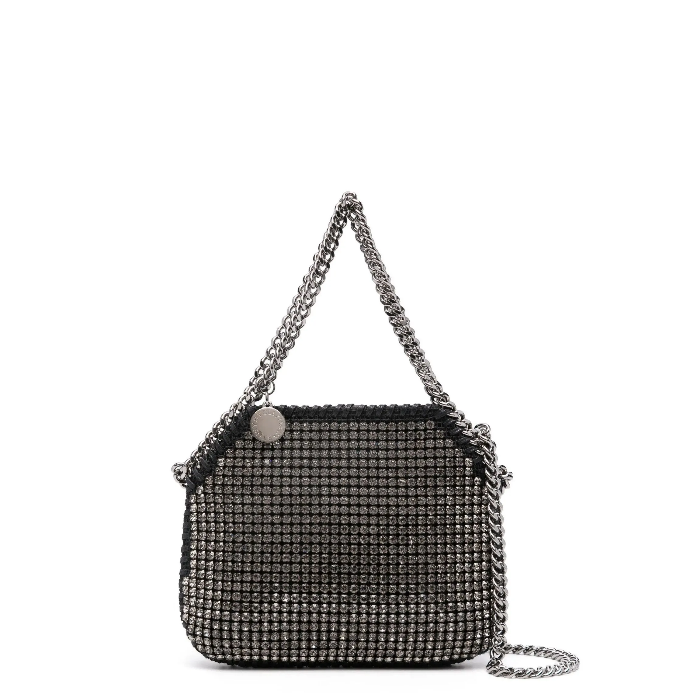 Falabella Evening Crystal All Over, Black Bags_Stella Mccartney_Bags