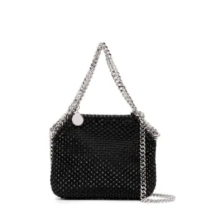 Falabella Evening Crystal Mesh, Black Bags_Stella Mccartney_Bags