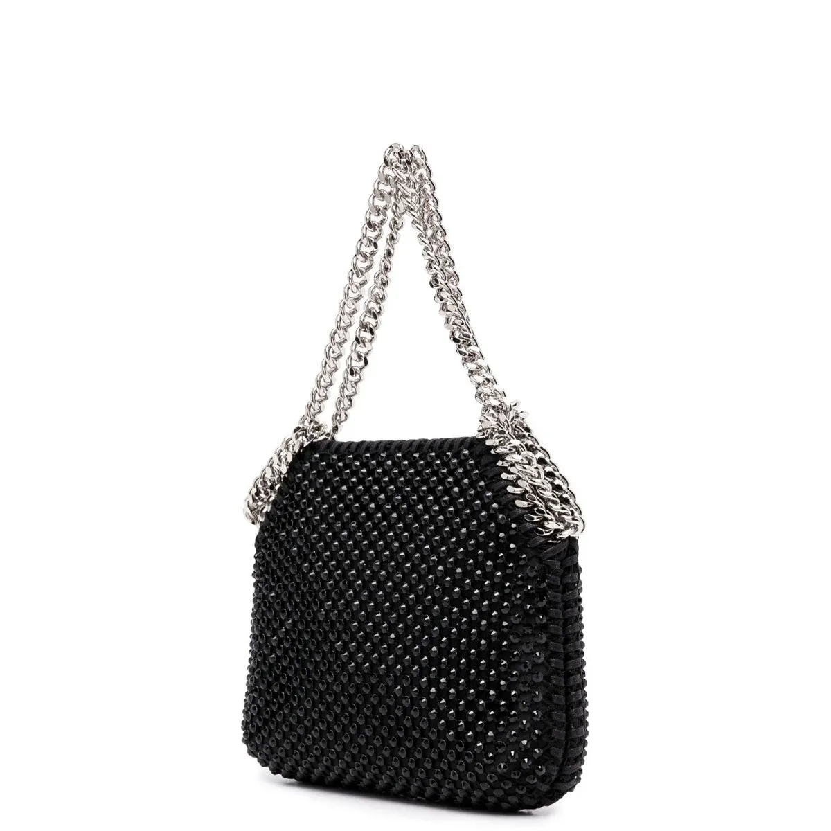 Falabella Evening Crystal Mesh, Black Bags_Stella Mccartney_Bags