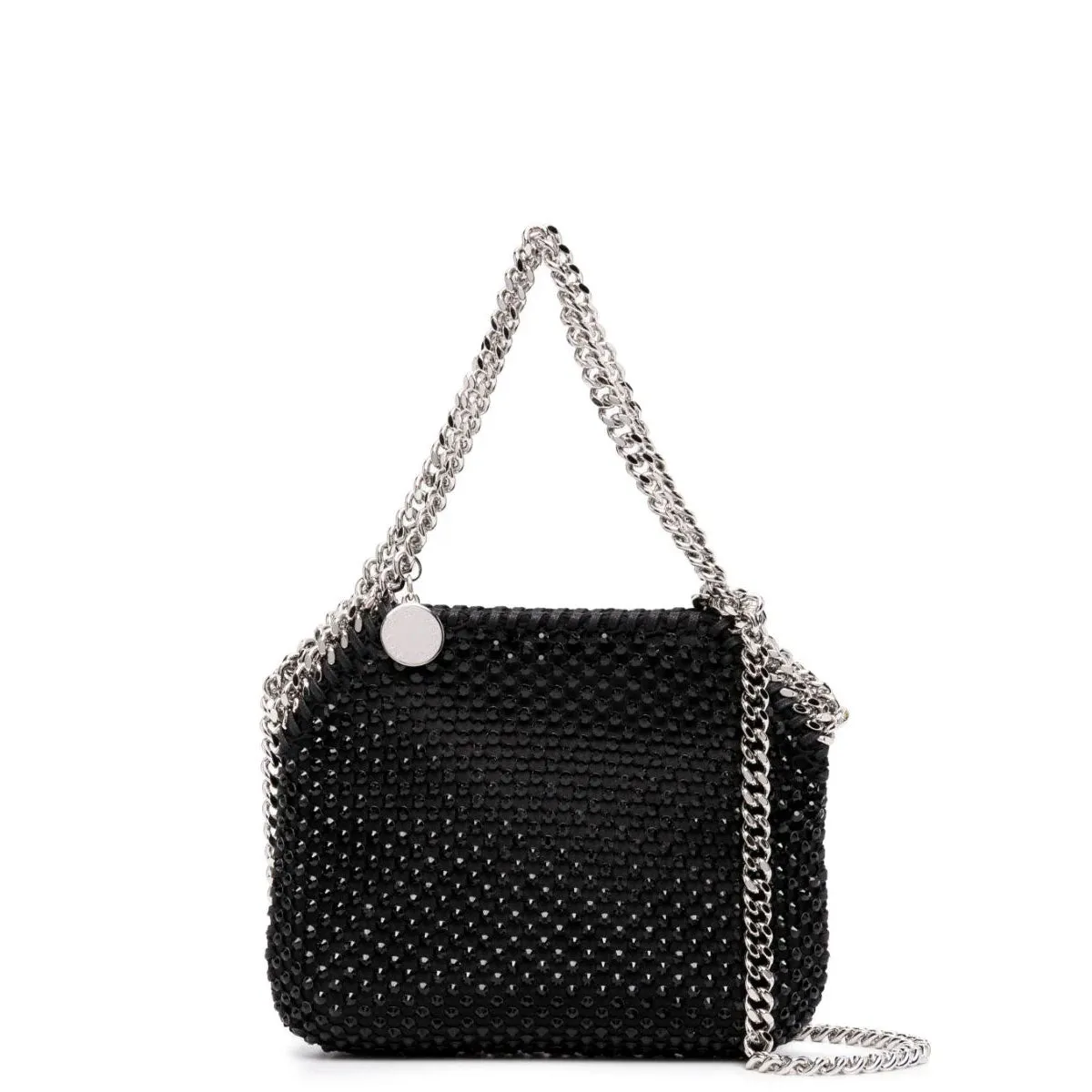 Falabella Evening Crystal Mesh, Black Bags_Stella Mccartney_Bags