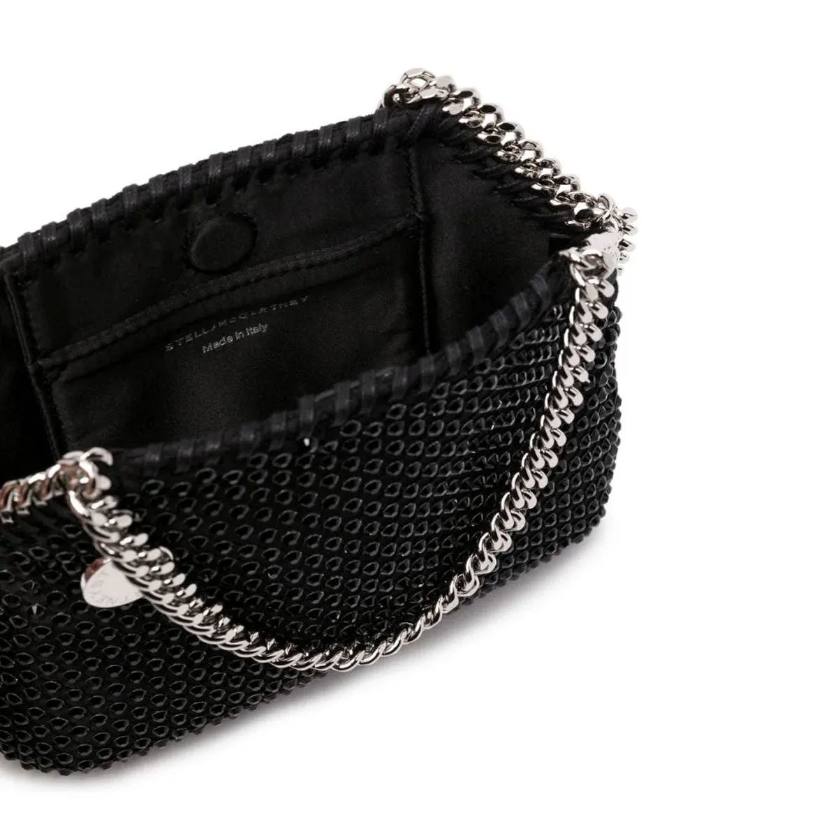 Falabella Evening Crystal Mesh, Black Bags_Stella Mccartney_Bags