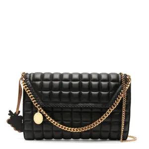 Falabella Large Fold Crossbody Quilted (G), Black Bags_Stella Mccartney_Bags