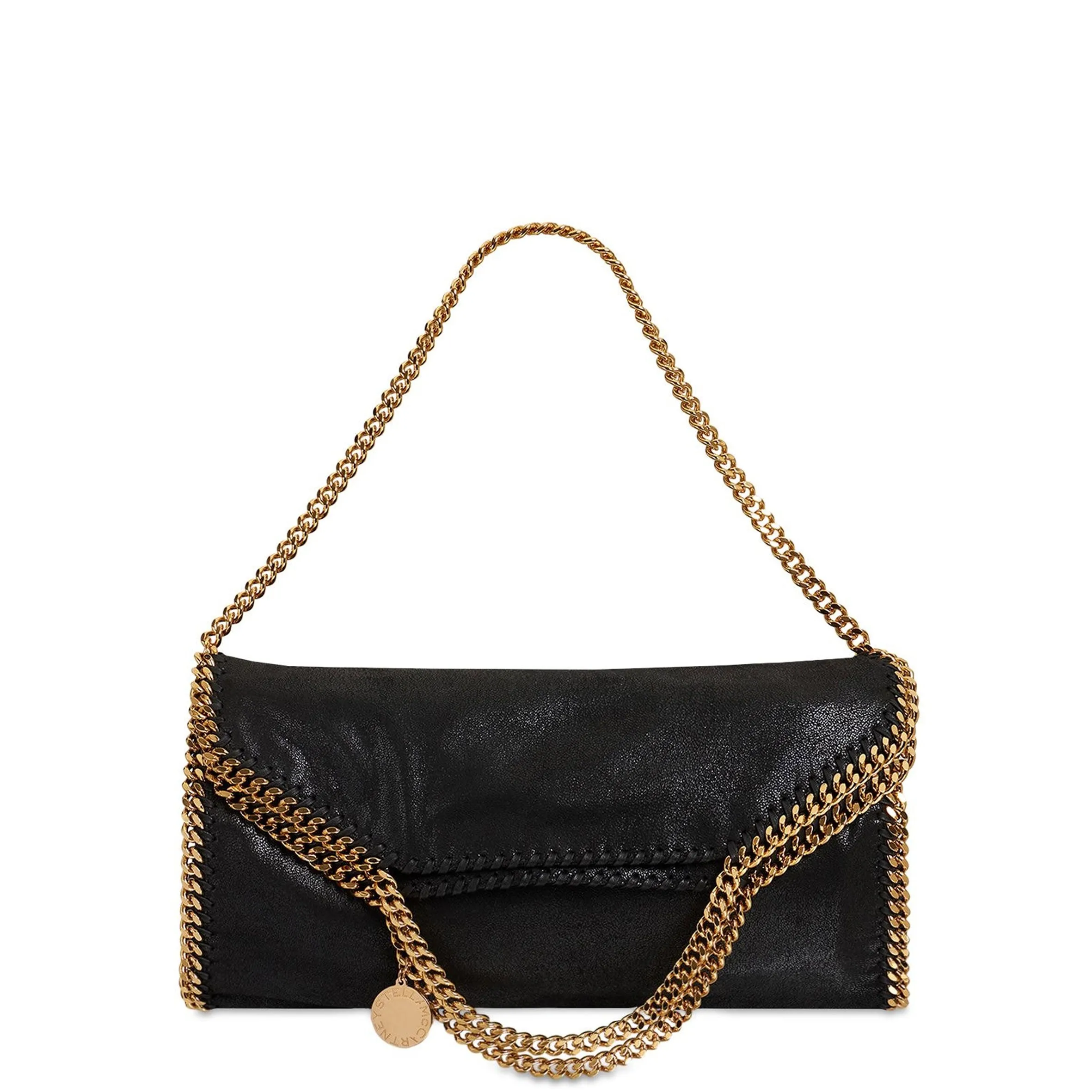 Falabella Large Tote Bag Gold Chain, Black Bags_Stella Mccartney_Bags