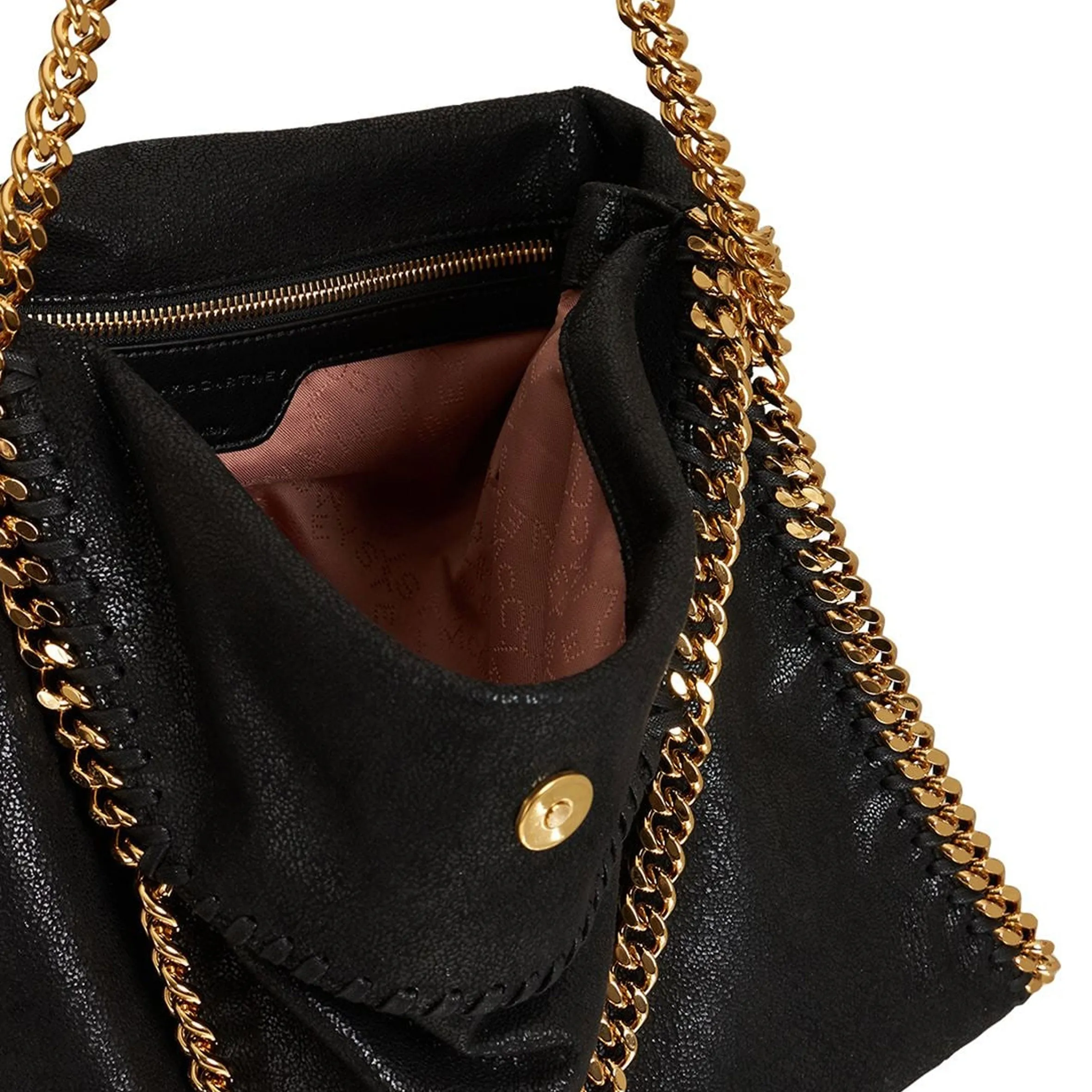 Falabella Large Tote Bag Gold Chain, Black Bags_Stella Mccartney_Bags