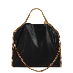 Falabella Large Tote Bag Gold Chain, Black Bags_Stella Mccartney_Bags