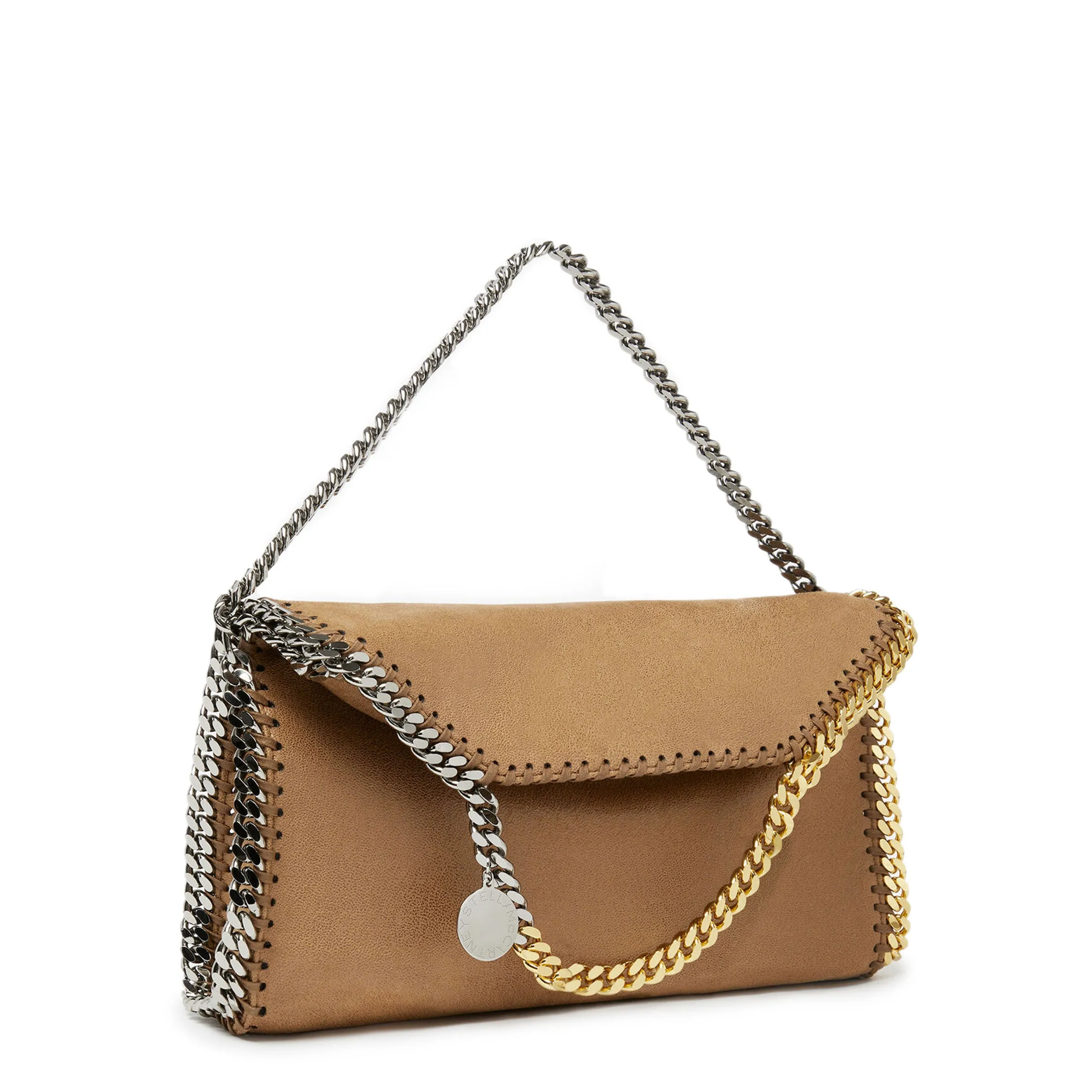 Falabella Large Tote Bag Mix Chain, Pecan Bags_Stella Mccartney_Bags
