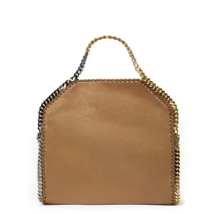 Falabella Large Tote Bag Mix Chain, Pecan Bags_Stella Mccartney_Bags