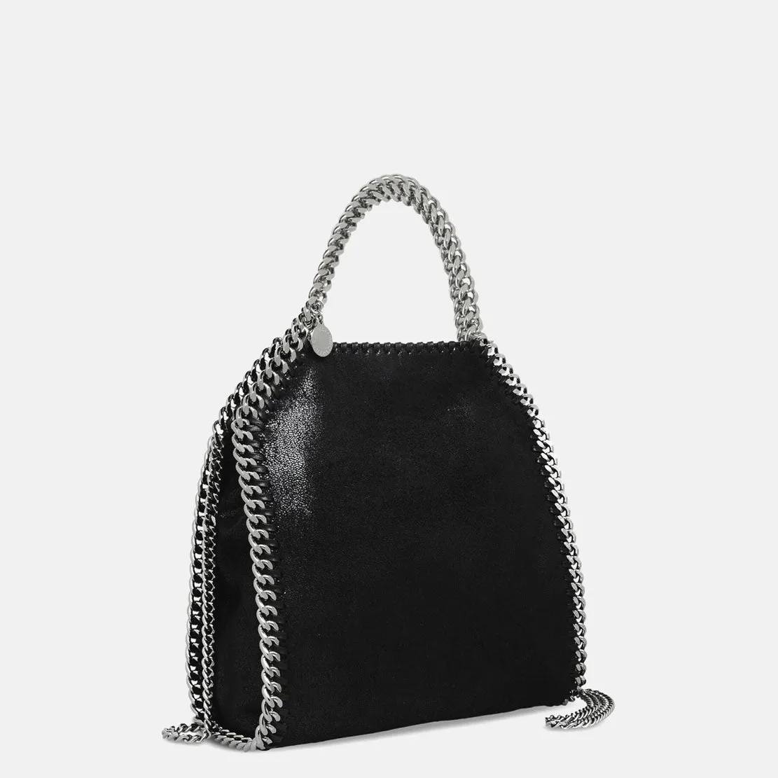 Falabella Mini Tote Bag Eco Deer, Black (S) Bags_Stella Mccartney_Bags
