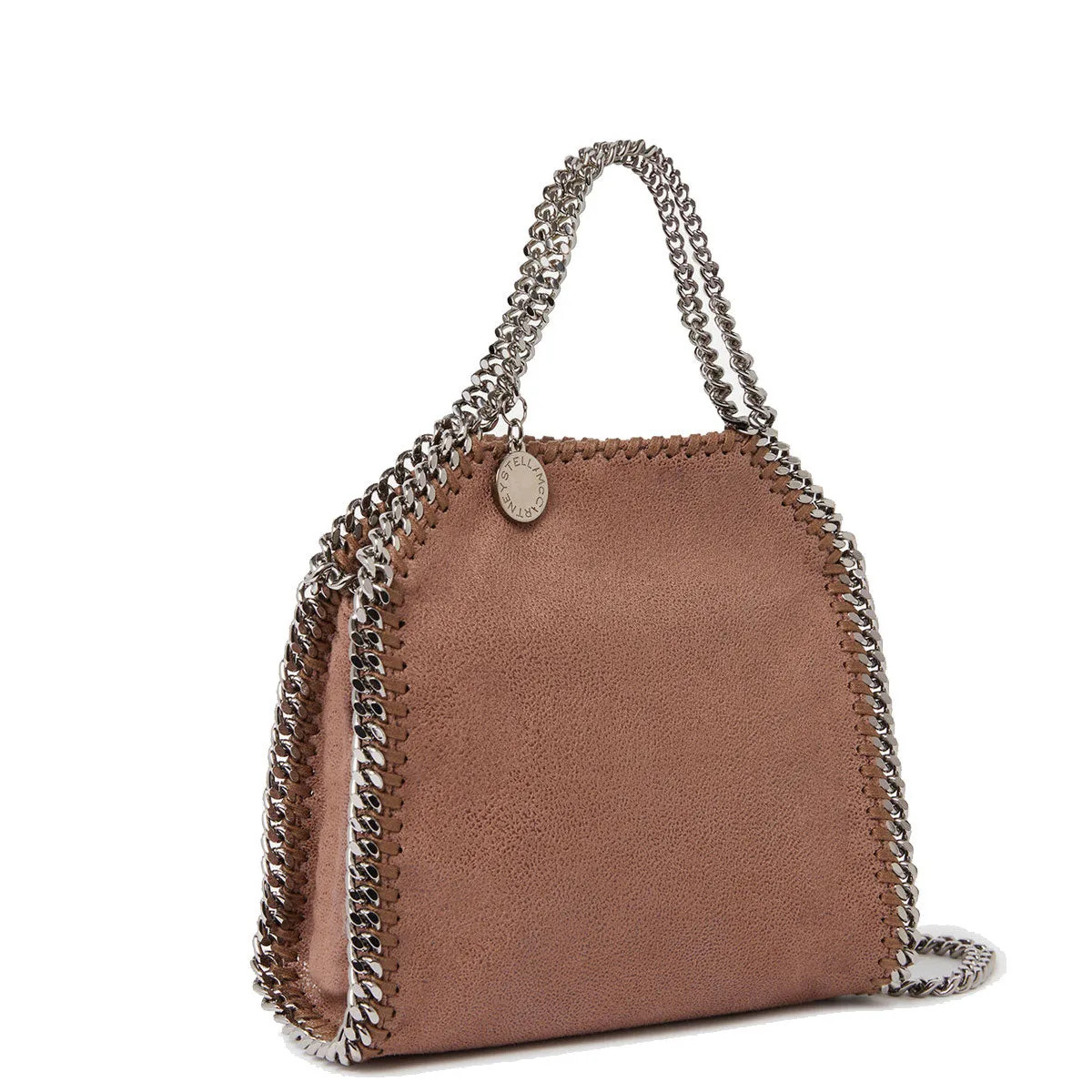 Falabella Mini Tote Bag Eco Deer (S), Dark Taupe Bags_Stella Mccartney_Bags