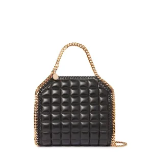 Falabella Mini Tote Bag Quilted (G), Black Bags_Stella Mccartney_Bags