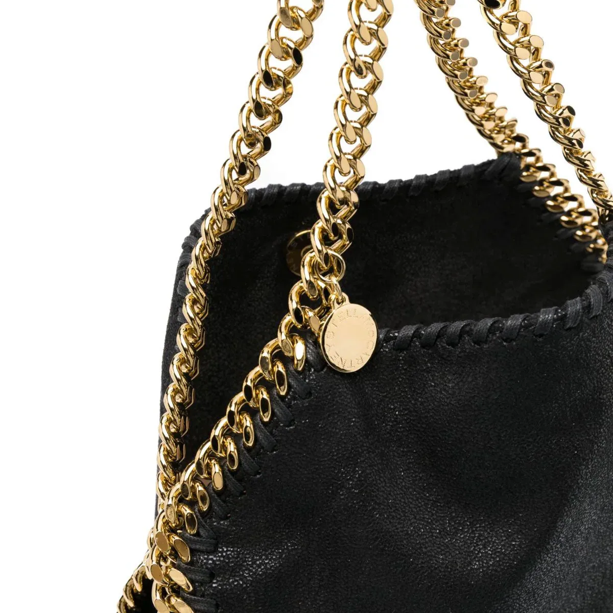 Falabella Mini Tote Eco Deer (G), Black Bags_Stella Mccartney_Bags