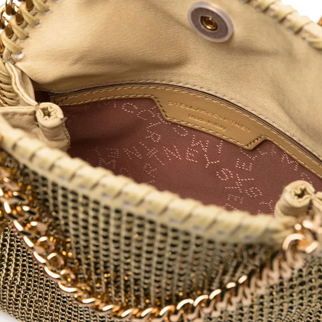 Falabella Tiny Tote Bag, Gold Bags_Stella Mccartney_Bags