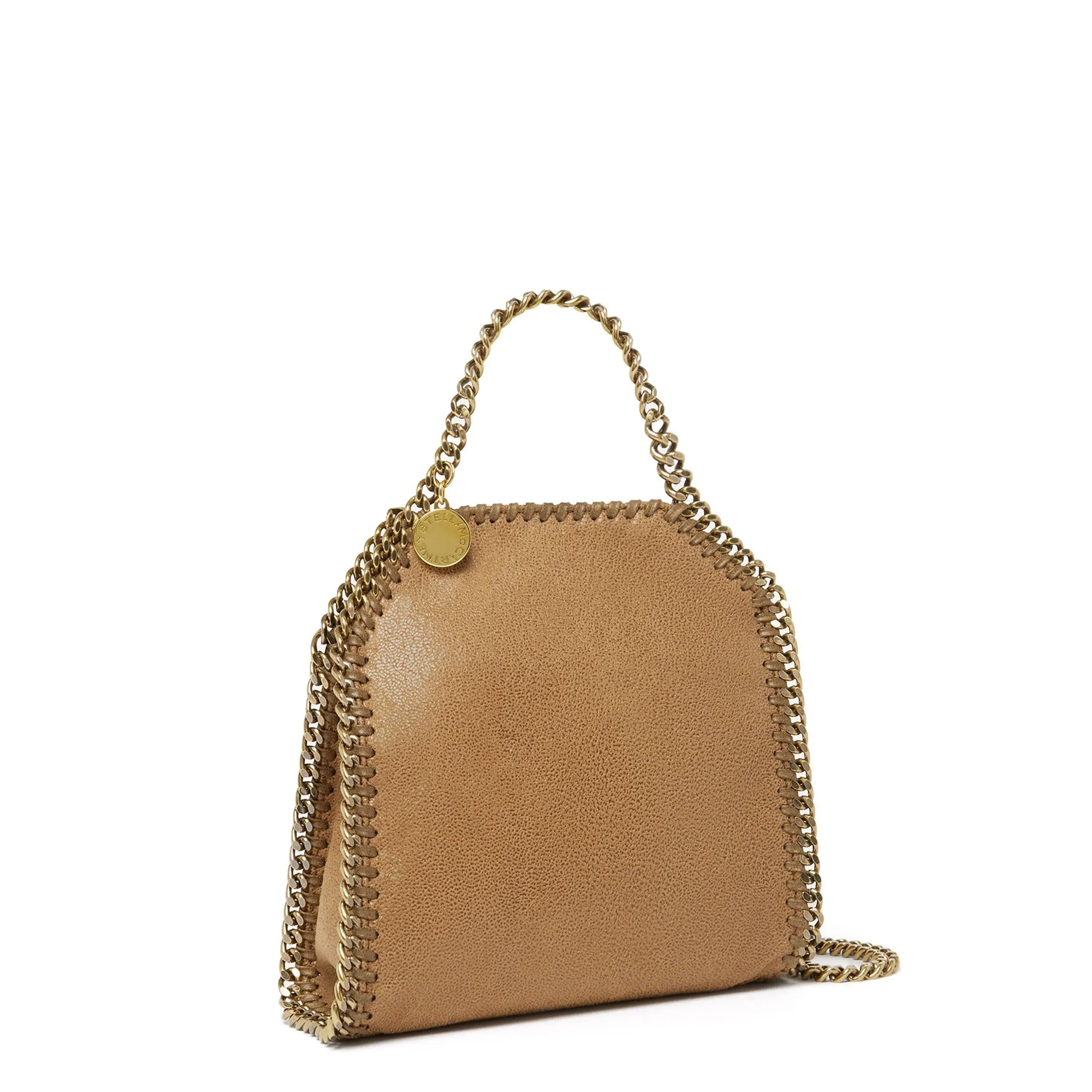Falabella Tiny Tote Eco Deer (AG), Pecan Bags_Stella Mccartney_Bags