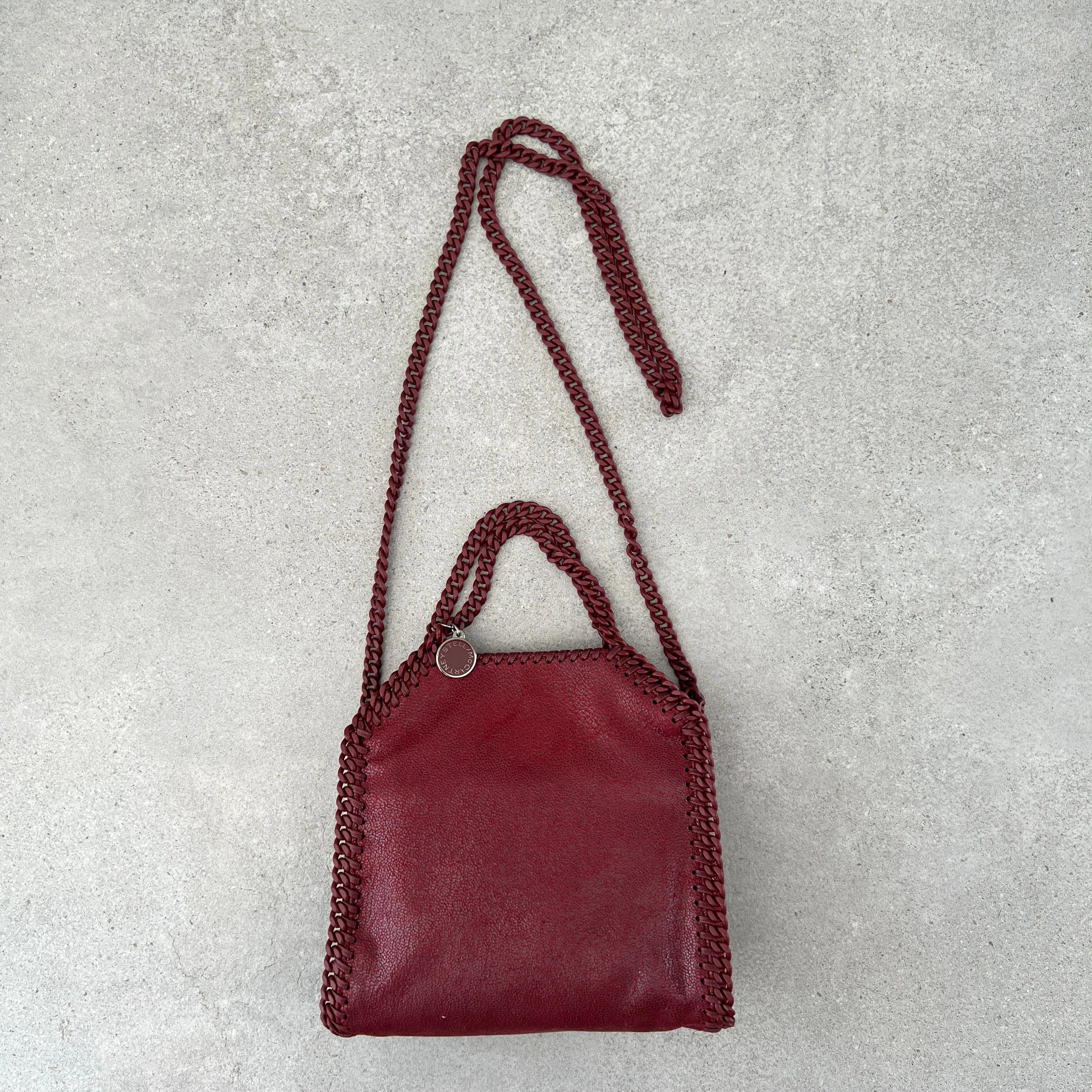Falabella Tiny Tote Eco Deer, Ruby Bags_Stella Mccartney_Bags
