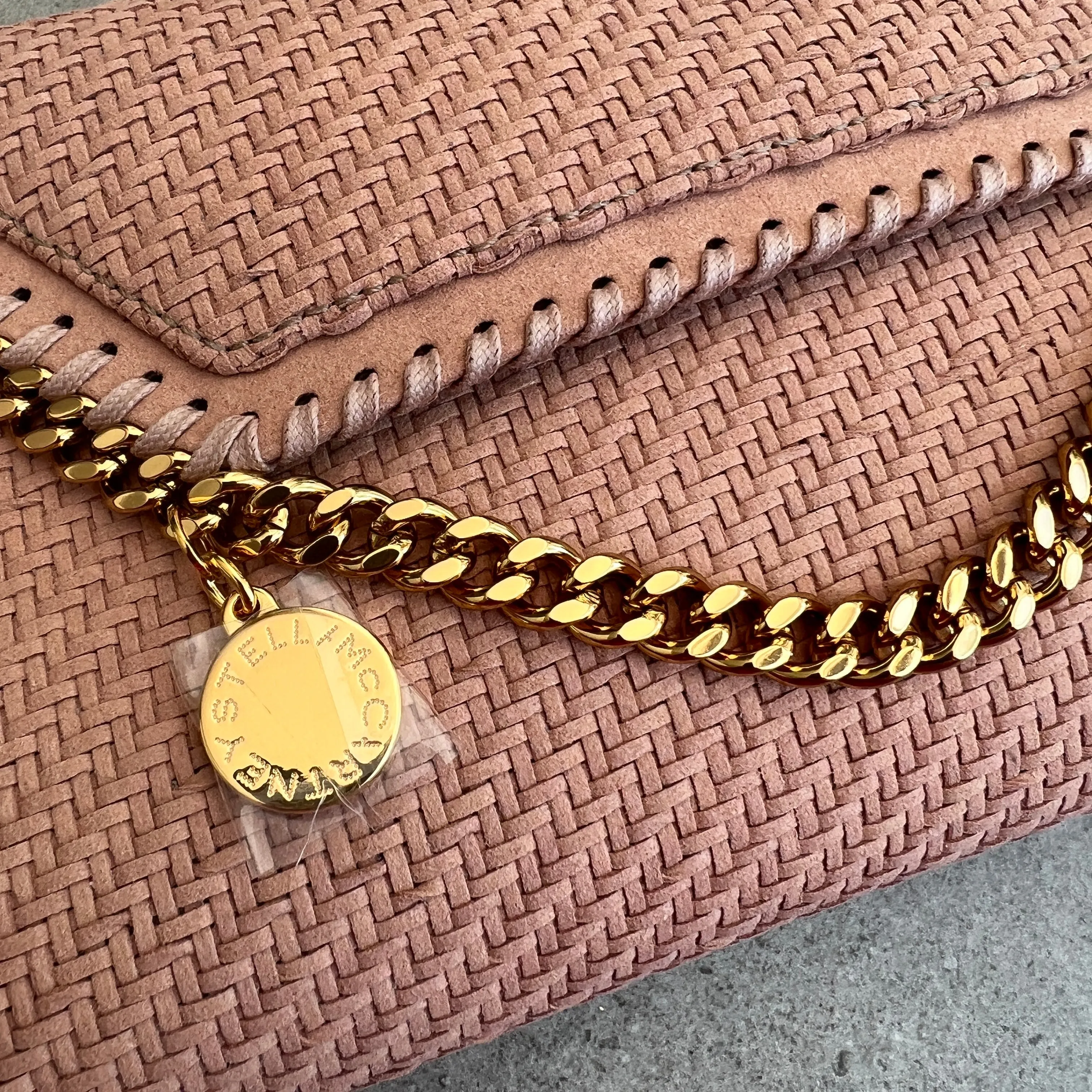 Falabella WOC Woven Suede, Blush Bags_Stella Mccartney_Bags