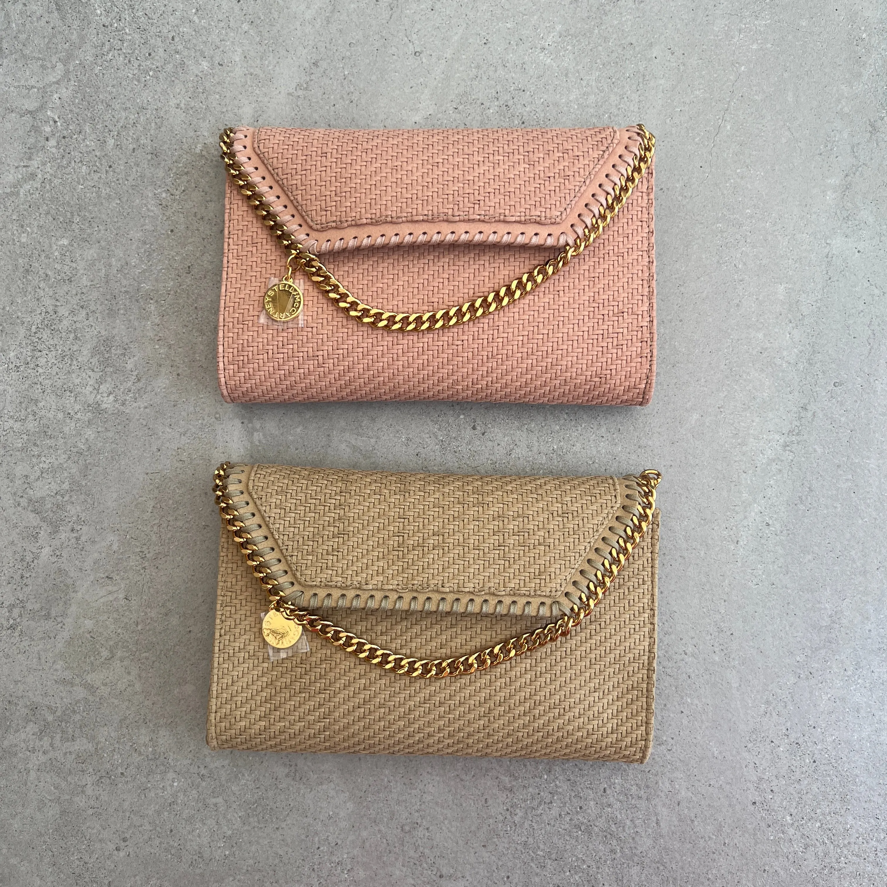 Falabella WOC Woven Suede, Blush Bags_Stella Mccartney_Bags