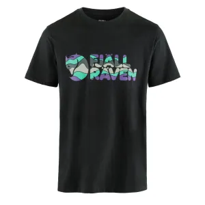 Fjallraven Multicolor Logo T-shirt Black Clothing Fjallraven